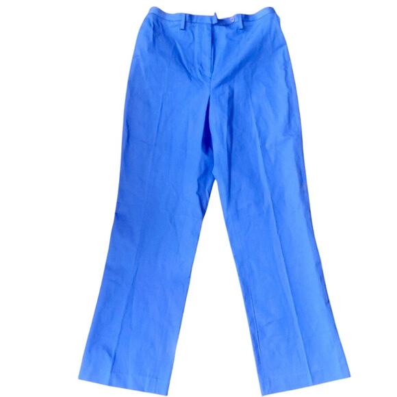 VINTAGE Casual Corner Wide Leg Dress Pant Women 8 Coastal Blue‎ Deadstock | NWT - Picture 2 of 6